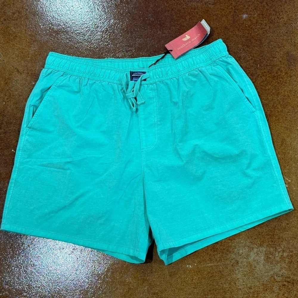 NWT Men’s SOUTHERN MARSH Seawash Malibu swim trunks- Bimini green. Size large